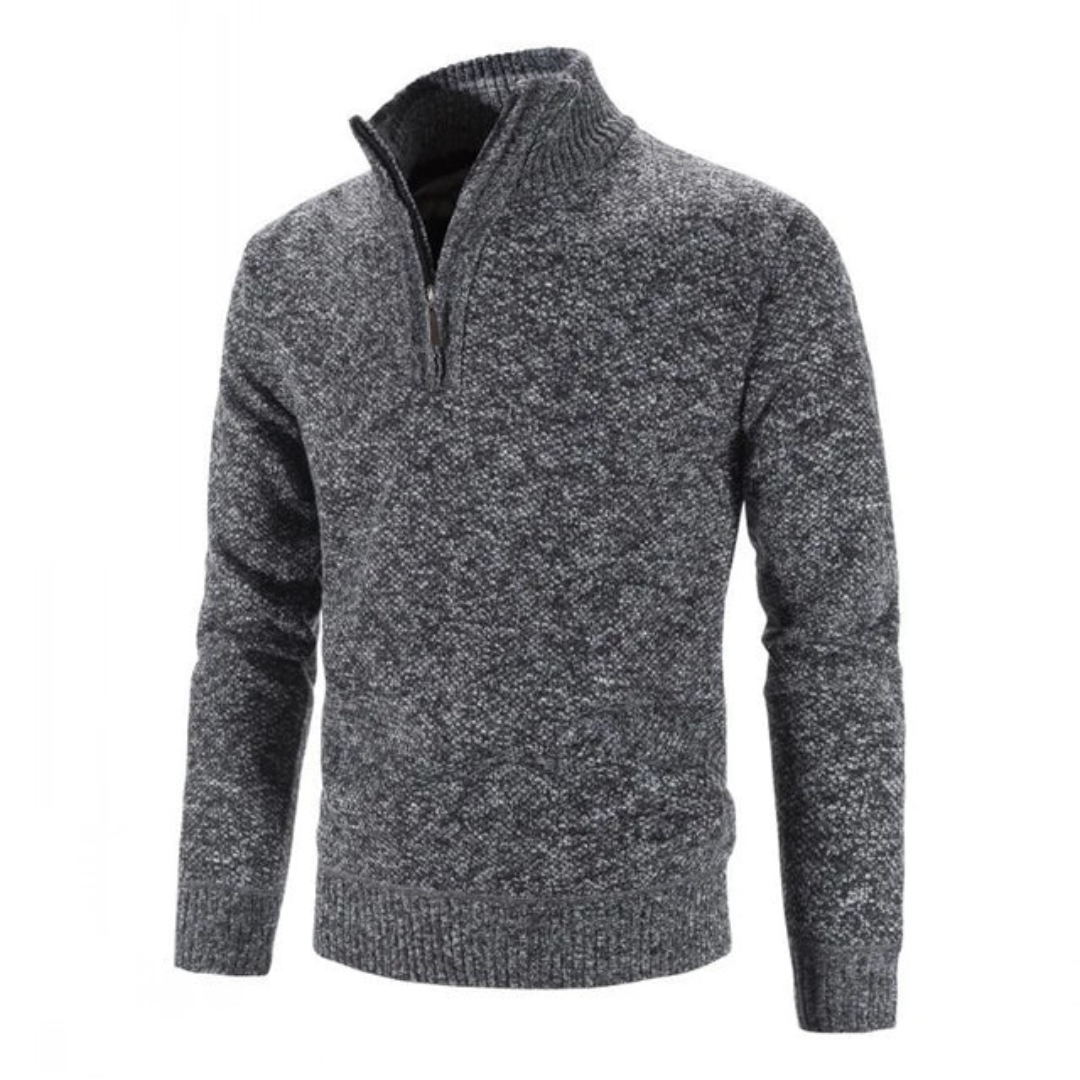 Pull à Col Zippé Décontracté | Confort et Style pour Jours Froids