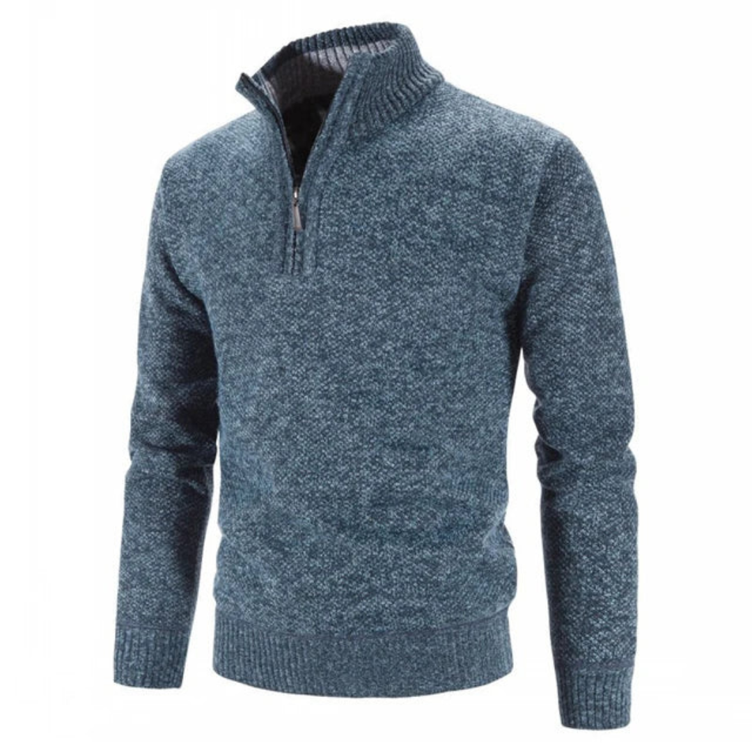 Pull à Col Zippé Décontracté | Confort et Style pour Jours Froids