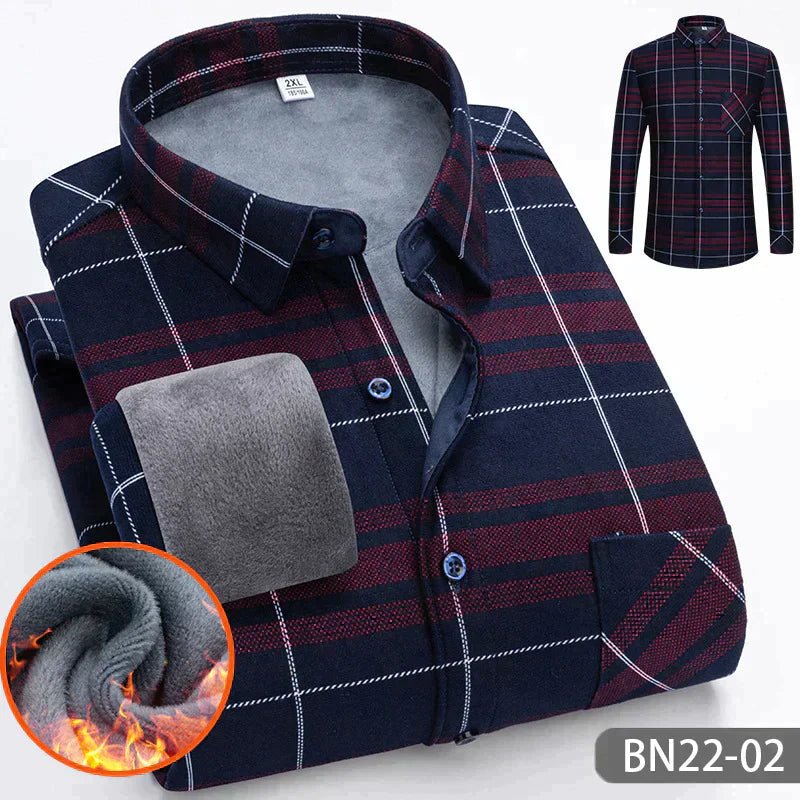 Chemise Flanelle Chaude pour Hommes | Style Décontracté et Confort Optimal