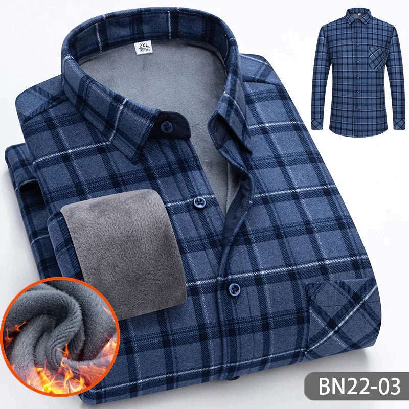 Chemise Flanelle Chaude pour Hommes | Style Décontracté et Confort Optimal