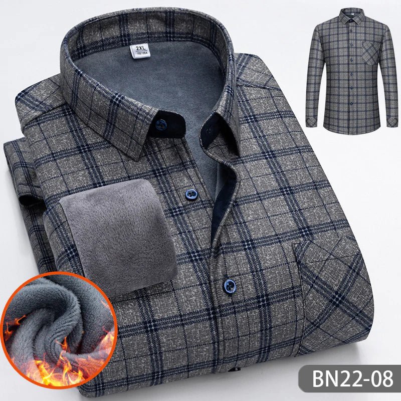 Chemise Flanelle Chaude pour Hommes | Style Décontracté et Confort Optimal