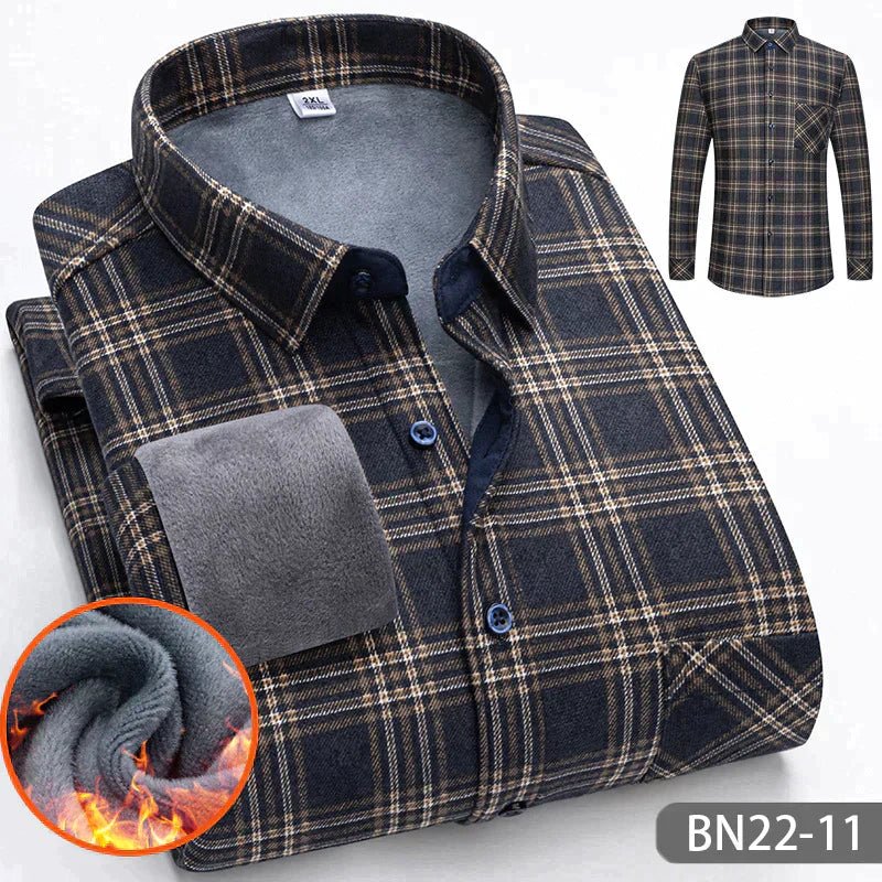 Chemise Flanelle Chaude pour Hommes | Style Décontracté et Confort Optimal