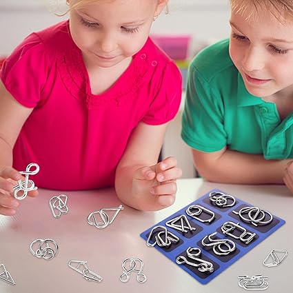 Puzzle en Métal Éducatif | Développe Compétences Cognitives des Enfants