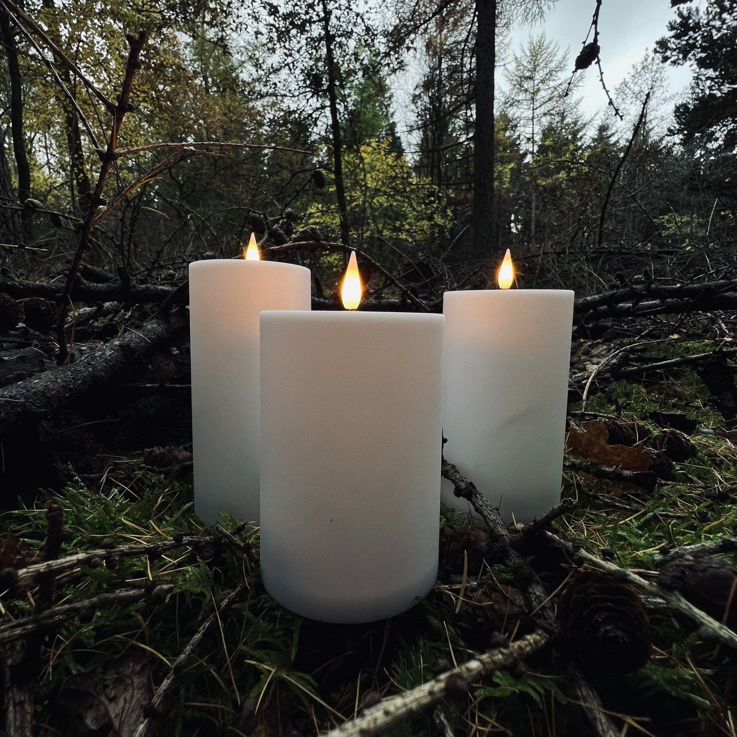 Bougies LED Sans Flamme Extérieures | Élégantes, Résistantes et Télécommandées