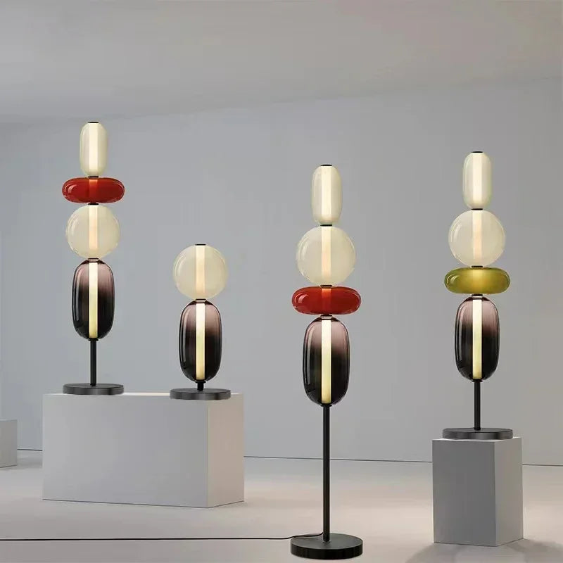 Lampe sur Pied Multicolore | Élégance et Ambiance Personnalisable