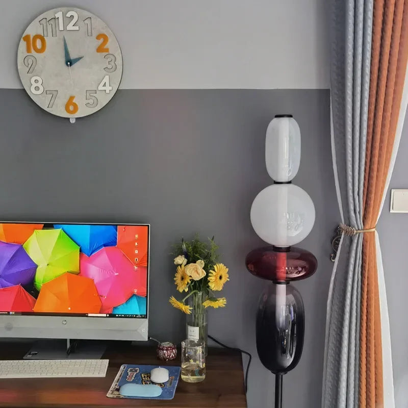 Lampe sur Pied Multicolore | Élégance et Ambiance Personnalisable