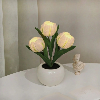 Lampe de Table LED Florale | Éclairage Décoratif et Naturel pour Maison
