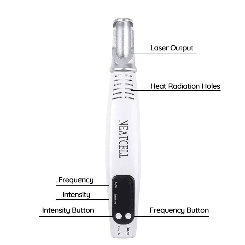 Stylo Laser pour Retrait de Tatouage | Technologie Picoseconde et Dommages Minimaux