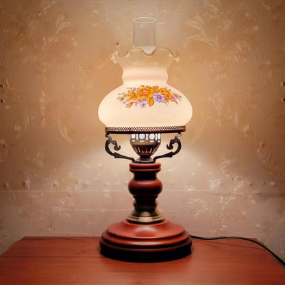 Lampe de Table en Terre Cuite | Design Intemporel et Lueur Chaleureuse