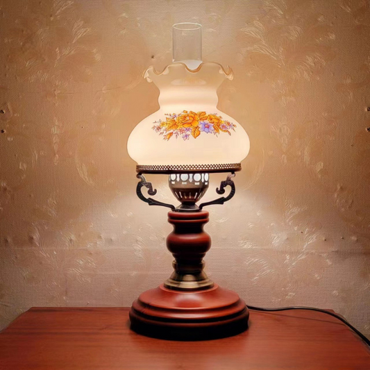 Lampe de Table en Terre Cuite | Design Intemporel et Lueur Chaleureuse