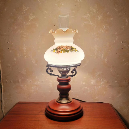 Lampe de Table en Terre Cuite | Design Intemporel et Lueur Chaleureuse