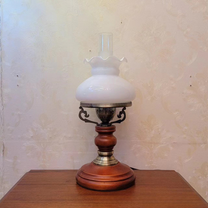 Lampe de Table en Terre Cuite | Design Intemporel et Lueur Chaleureuse