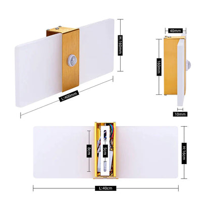 Lampe Murale LED avec Capteur | Éclairage Intelligent pour Espaces Intérieurs