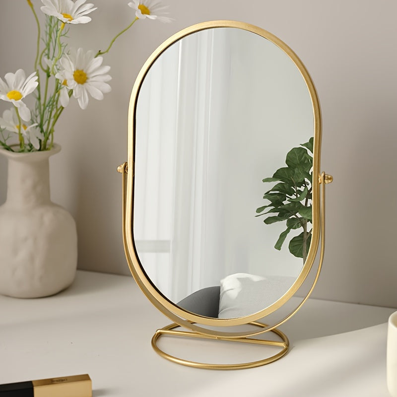 Miroir de Maquillage Portable Rotatif | Application Impeccable en Déplacement
