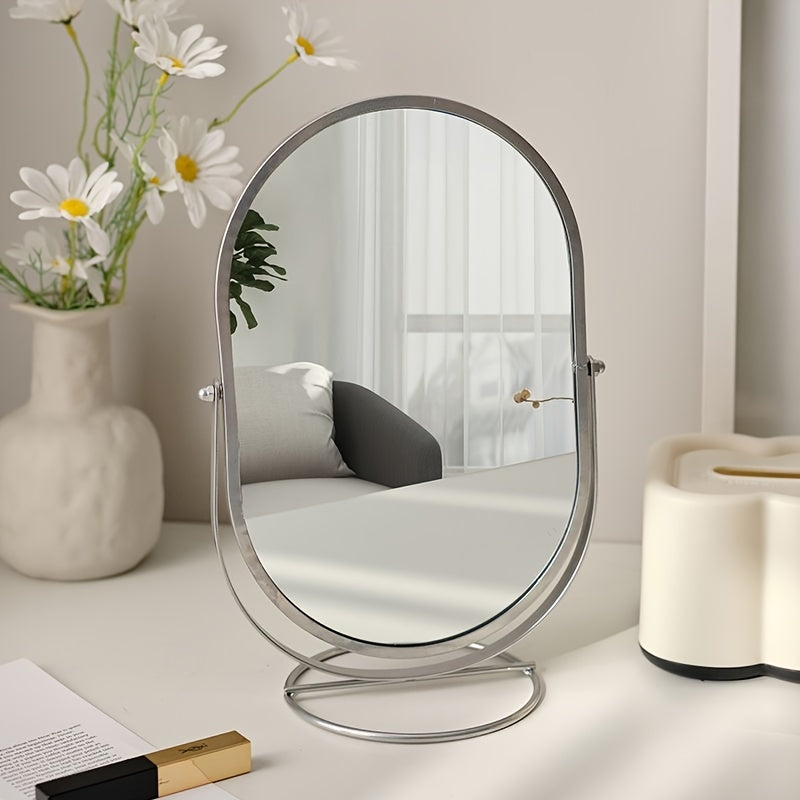 Miroir de Maquillage Portable Rotatif | Application Impeccable en Déplacement