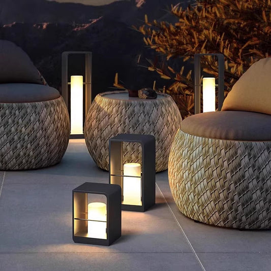 Lampes Solaires de Jardin Modernes | Éclairage Écologique et Élégant