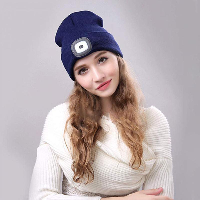 Bonnet LED Rechargeable pour Activités Extérieures | Éclairage Pratique et Confortable