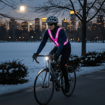 Gilet de Sécurité LED Ajustable | Visibilité Maximale pour Entraînements Nocturnes