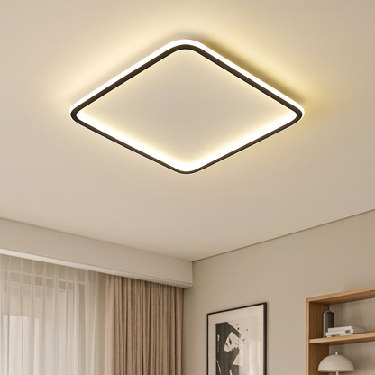Lampe de Plafond Carrée Scandinave | Éclairage Ambiant Élégant et Apaisant