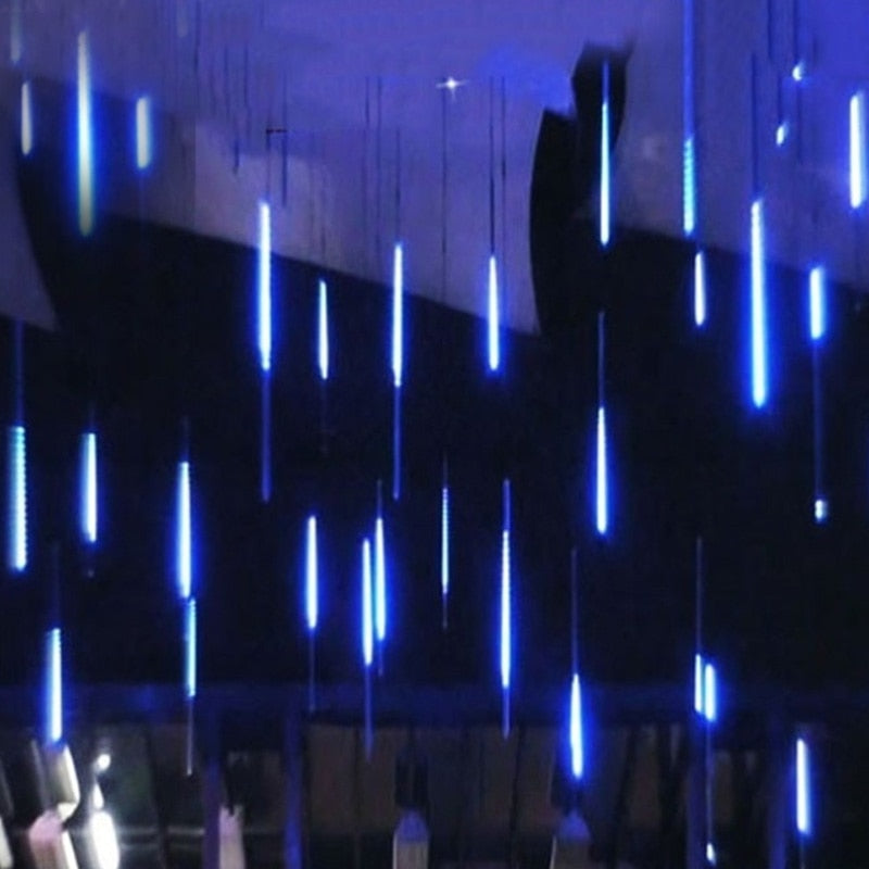Lumières LED Météores Étanches | Effet Magique pour Décor Extérieur