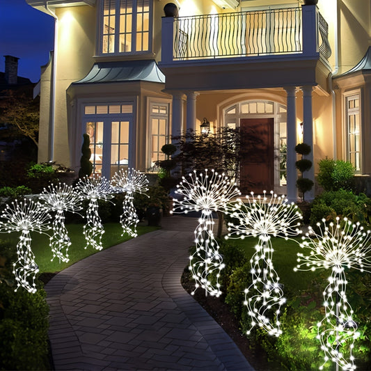 Lampes de Jardin LED Solaires | 8 Modes d'Éclairage et Énergie Durable