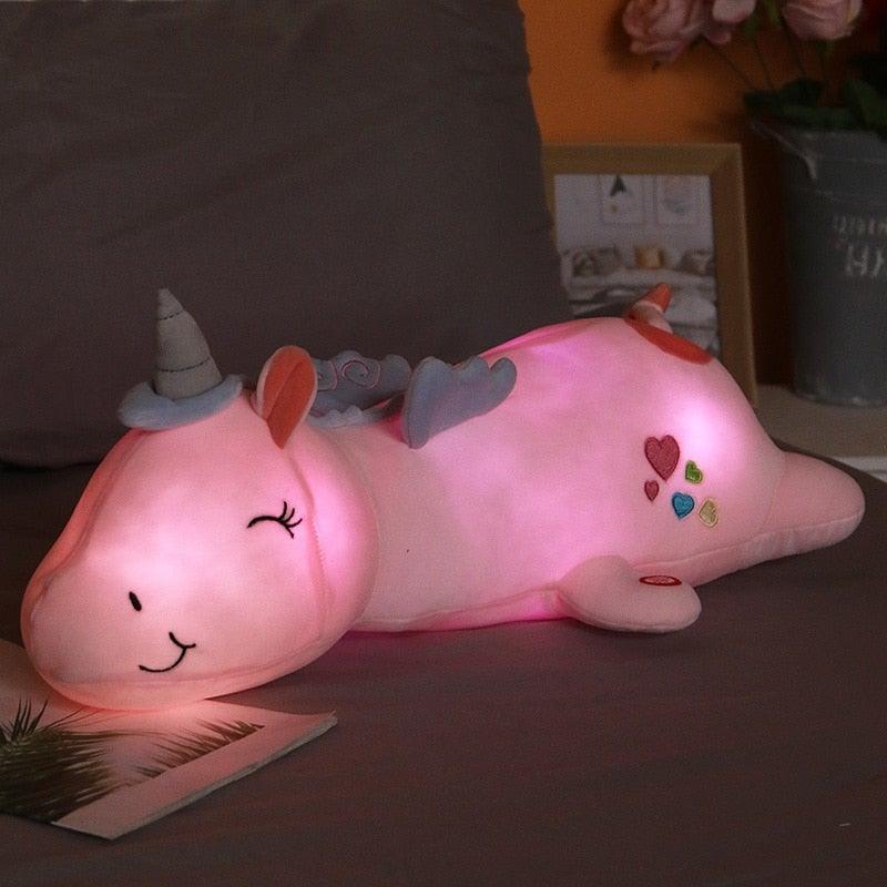 Peluche Licorne Lumineuse pour Enfants | Douceur et Confort Nocturne