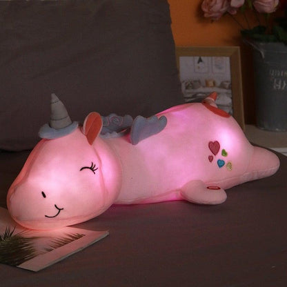 Peluche Licorne Lumineuse pour Enfants | Douceur et Confort Nocturne