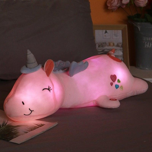 Peluche Licorne Lumineuse pour Enfants | Douceur et Confort Nocturne