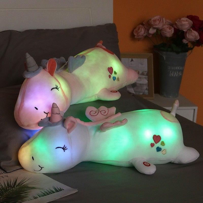 Peluche Licorne Lumineuse pour Enfants | Douceur et Confort Nocturne
