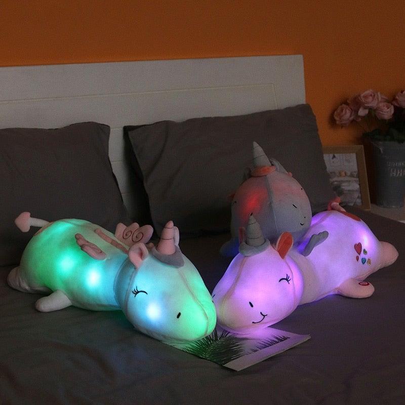 Peluche Licorne Lumineuse pour Enfants | Douceur et Confort Nocturne