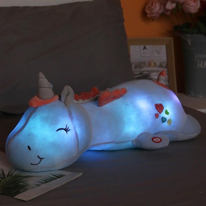 Peluche Licorne Lumineuse pour Enfants | Douceur et Confort Nocturne