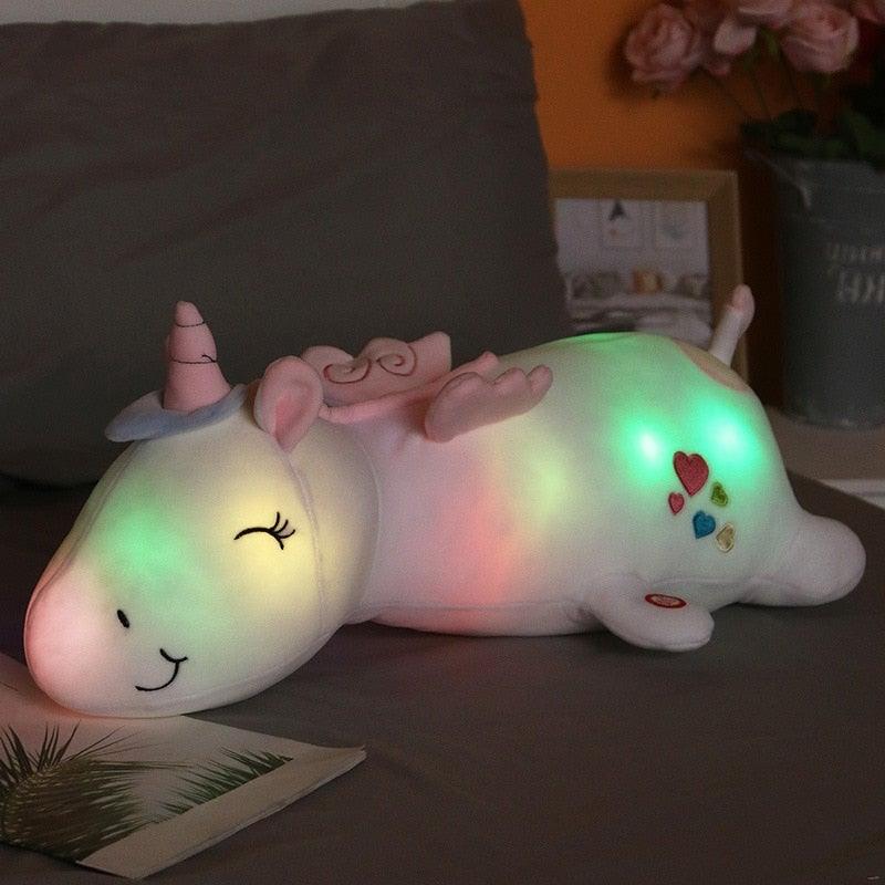 Peluche Licorne Lumineuse pour Enfants | Douceur et Confort Nocturne