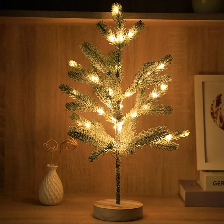 Lampe de Noël LED avec Lumière Chaude | Design Réaliste et Ambiance Festive