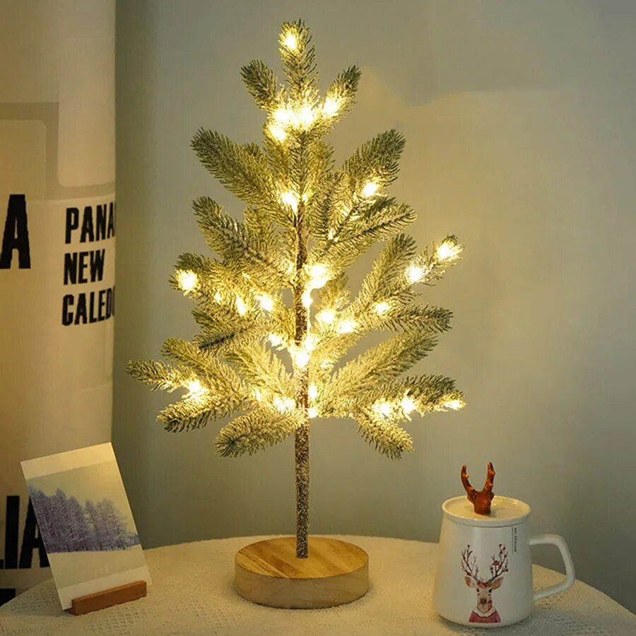 Lampe de Noël LED avec Lumière Chaude | Design Réaliste et Ambiance Festive