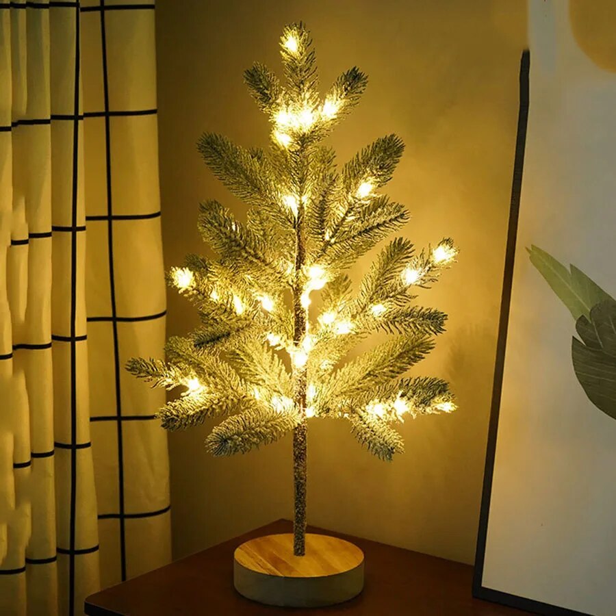 Lampe de Noël LED avec Lumière Chaude | Design Réaliste et Ambiance Festive