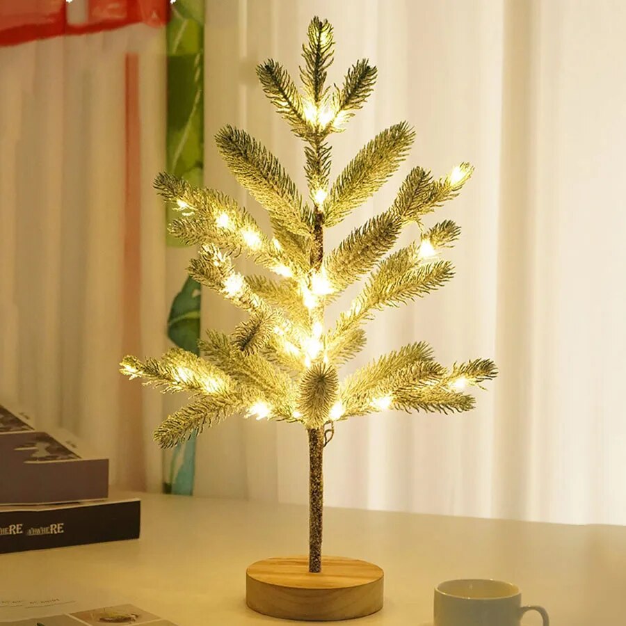 Lampe de Noël LED avec Lumière Chaude | Design Réaliste et Ambiance Festive