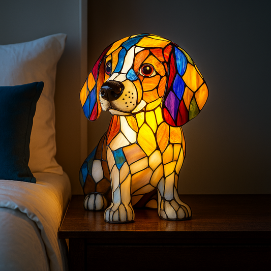 Lampe de Table Décorative en Verre | Éclairage LED Tactile et Économe en Énergie