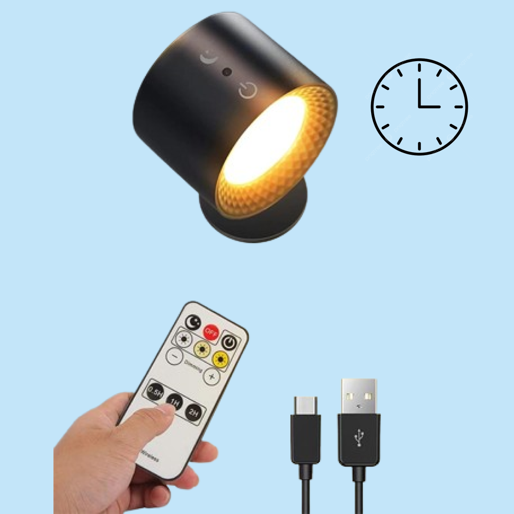 Lampe LED Sans Fil avec Minuterie | Éclairage Pratique et Économe en Énergie