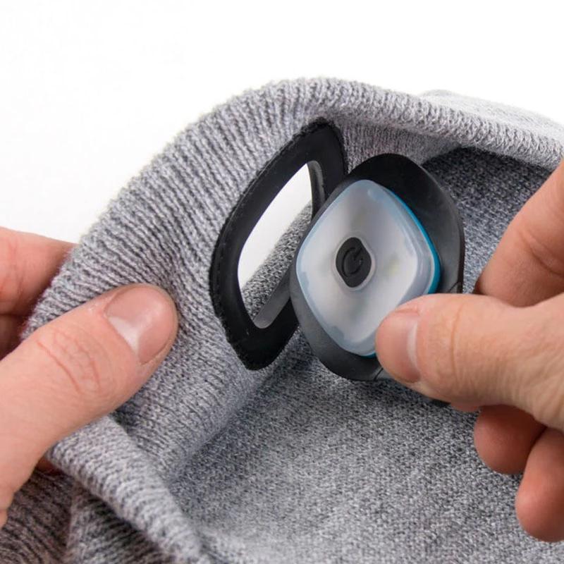 Bonnet LED Rechargeable pour Activités Extérieures | Chaud, Pratique et Confortable