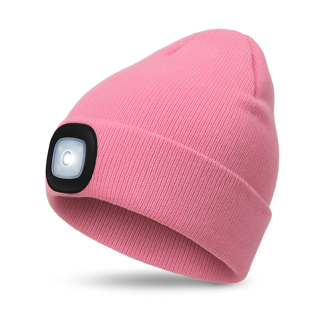 Bonnet LED Rechargeable pour Activités Extérieures | Chaud, Pratique et Confortable