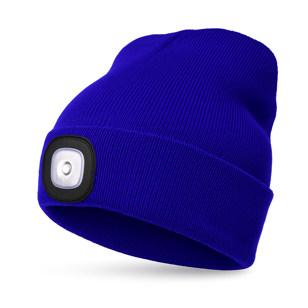 Bonnet LED Rechargeable pour Activités Extérieures | Chaud, Pratique et Confortable