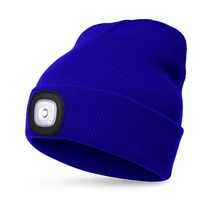 Bonnet LED Rechargeable pour Activités Extérieures | Chaud, Pratique et Confortable