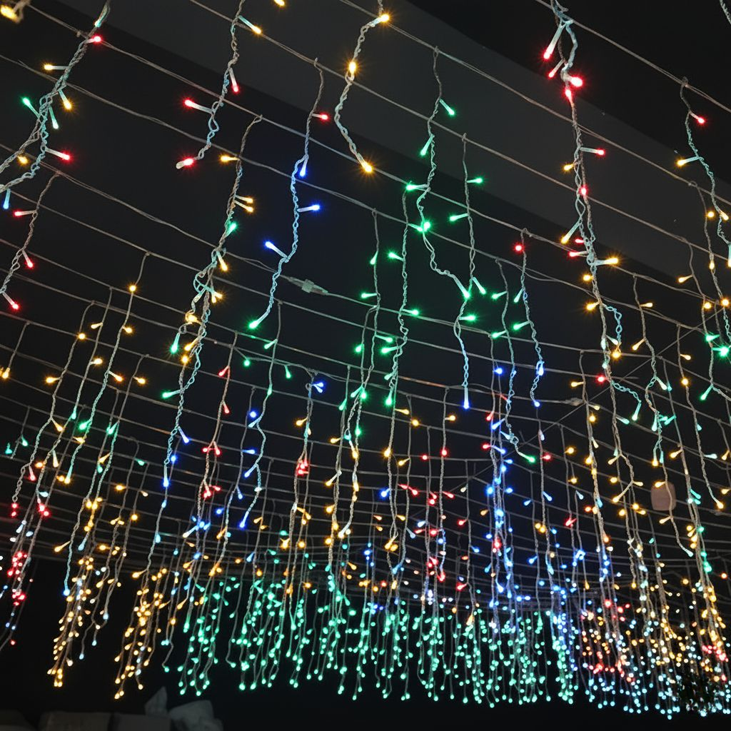 Lumières de Guirlande Étanches pour Extérieur | Ambiance Festive et Éblouissante