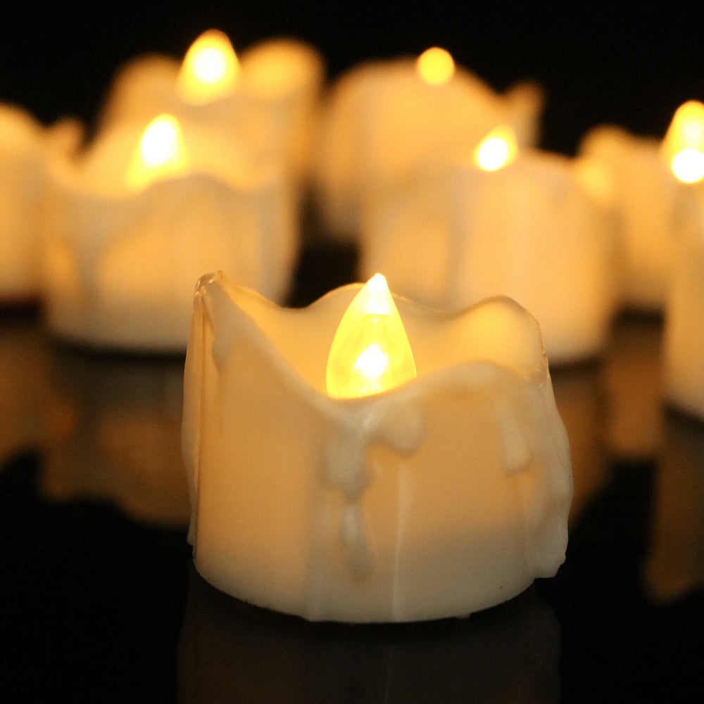 Porte-bougies LED sans Flamme | Ambiance Sûre et Chaleureuse
