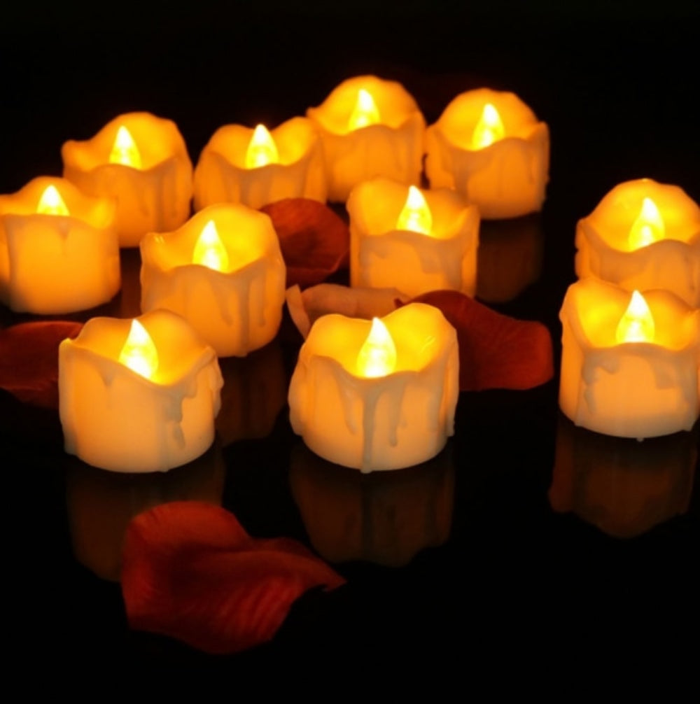 Porte-bougies LED sans Flamme | Ambiance Sûre et Chaleureuse