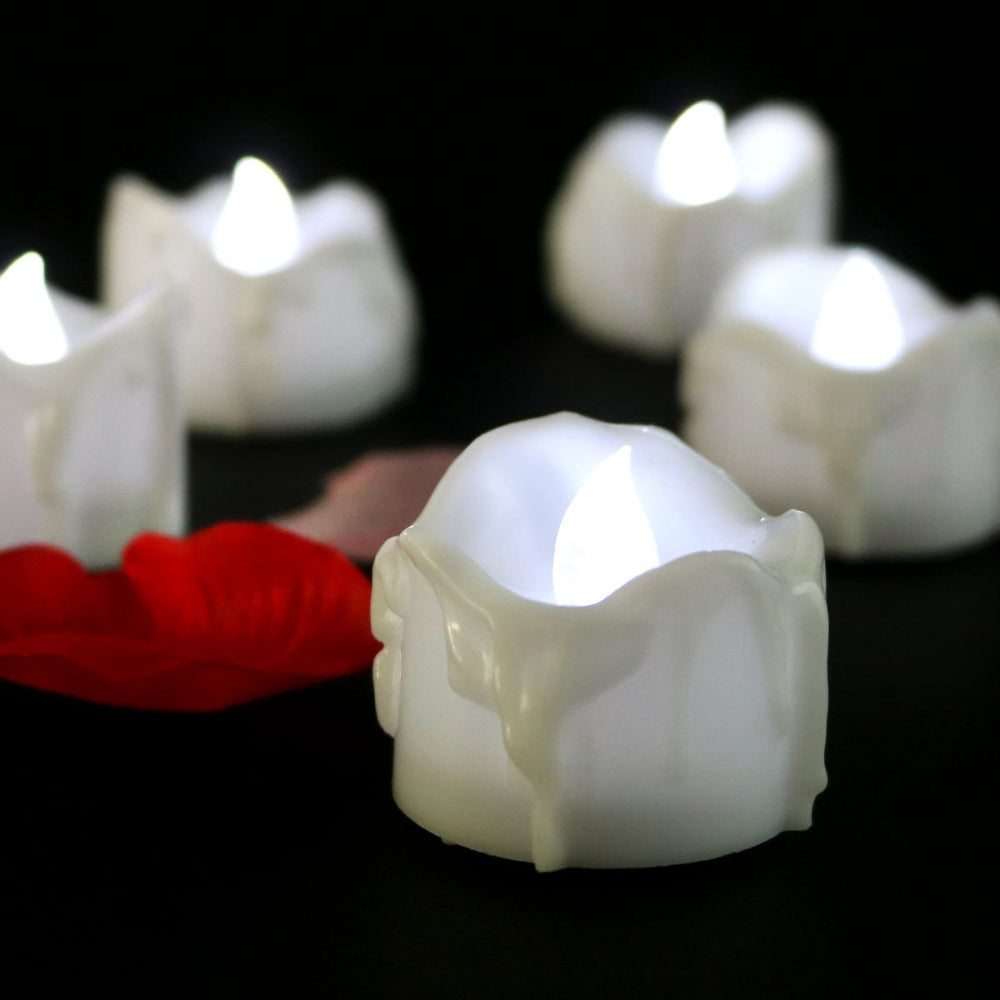 Porte-bougies LED sans Flamme | Ambiance Sûre et Chaleureuse