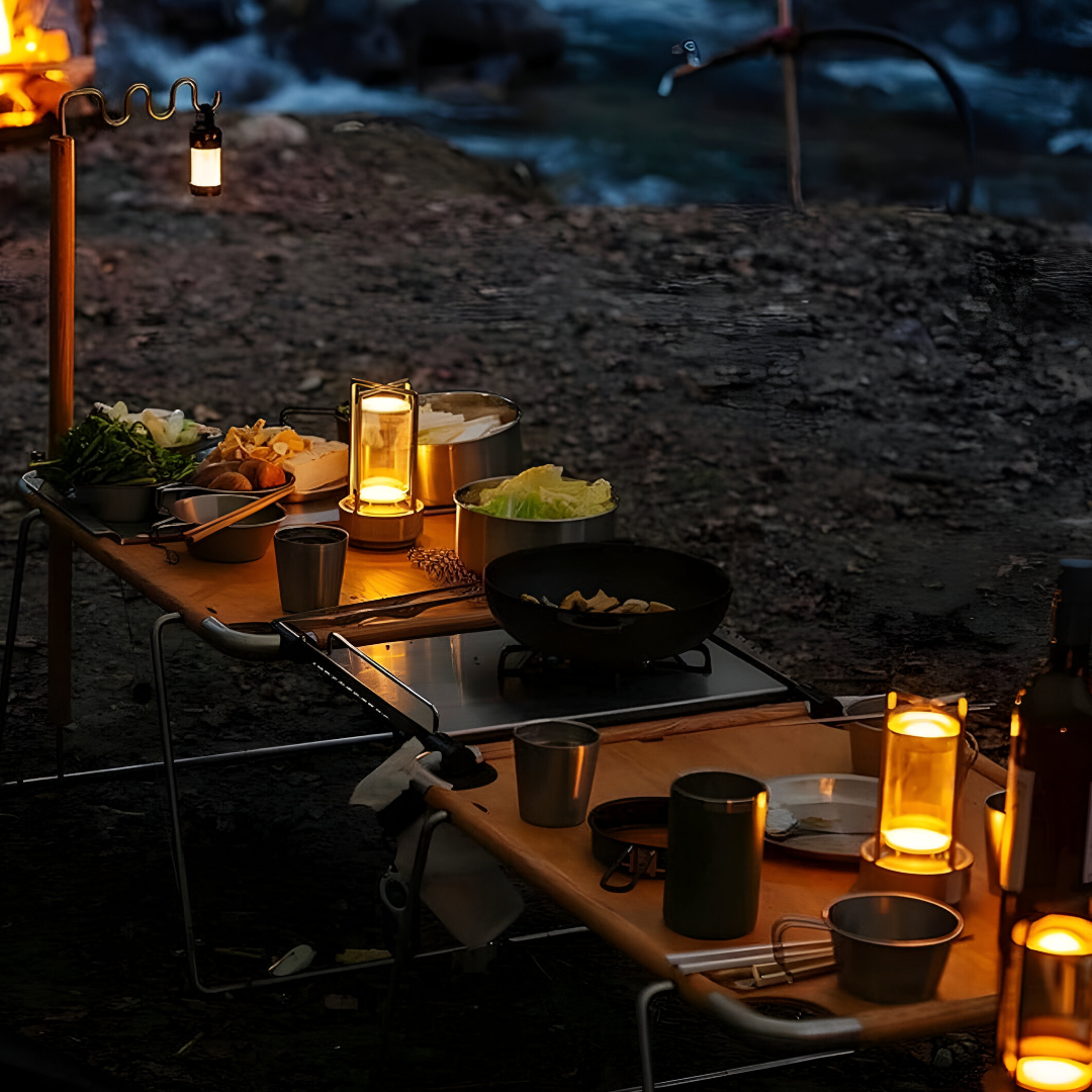 Lampe de Table Dimmable Portable | Éclairage Élégant et Résistant aux Intempéries