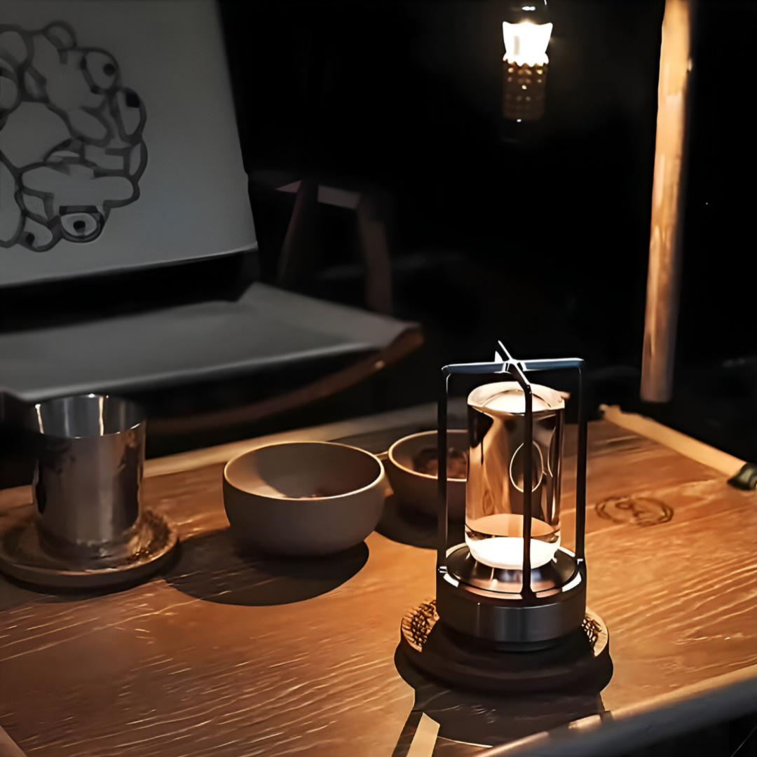 Lampe de Table Dimmable Portable | Éclairage Élégant et Résistant aux Intempéries