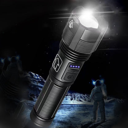 Lampe de Poche Militaire Ultra-Brillante | Haute Luminosité et Construction Durable