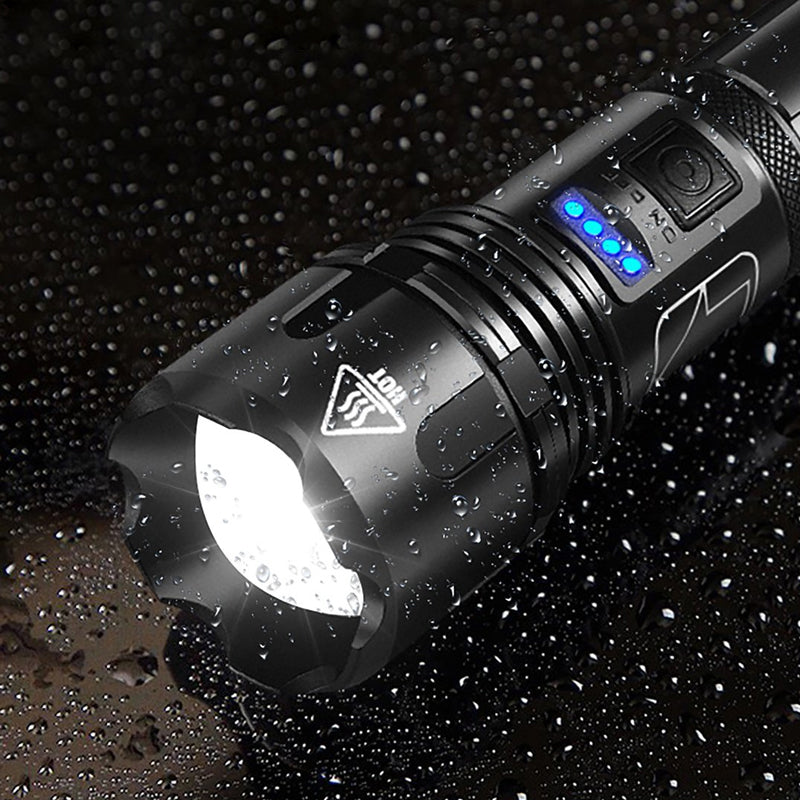 Lampe de Poche Militaire Ultra-Brillante | Haute Luminosité et Construction Durable